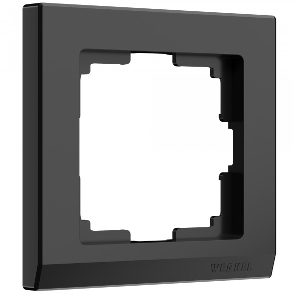Рамка на 1 пост Werkel WL04-Frame-01 Stark (черный) - купить в Воронеже