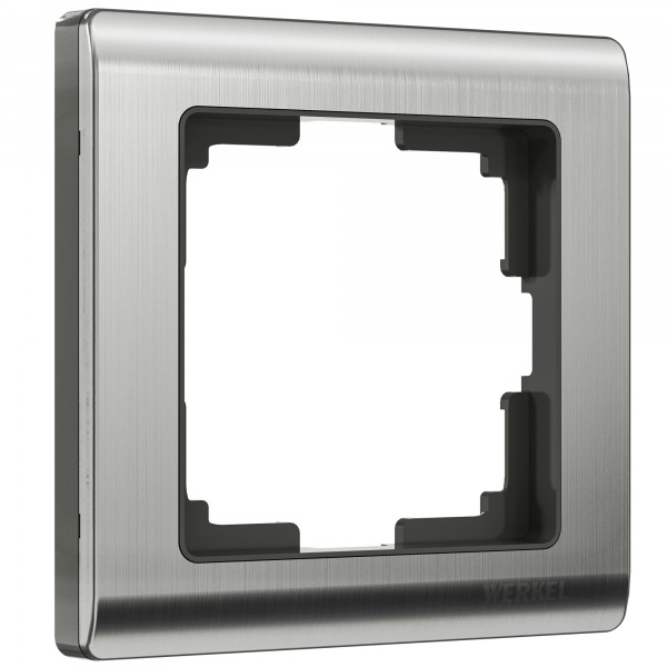 Рамка на 1 пост Werkel WL02-Frame-01 Metallic (глянцевый никель) - купить в Воронеже