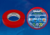 Изолента Uniel UIT-135P 20/15/01 RED - купить в Воронеже