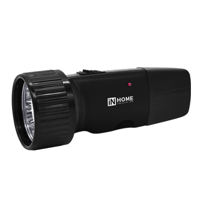 Фонарь ручной аккумуляторный MLA 01-B 5LED 120Lm 6ч 1 режим, з/у 230В ЧЕРНЫЙ с гарантией 2 года